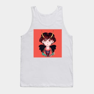 Black wings demon girl Tank Top